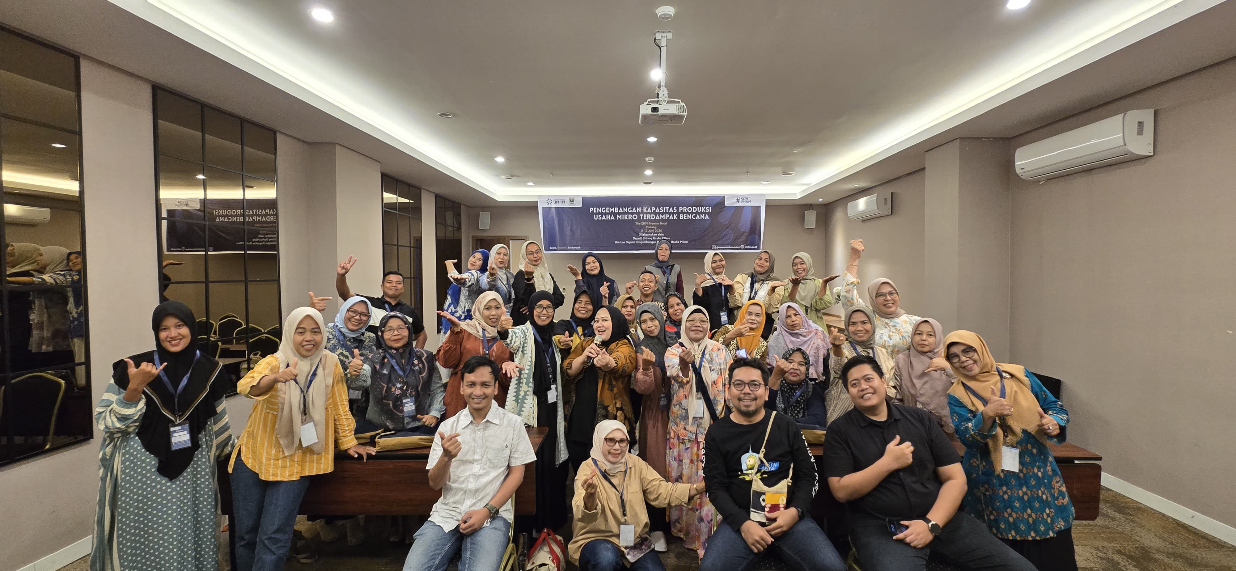 Dari Padang untuk Indonesia: Bersama Kementerian UMKM, Tumbu Perkuat Kapasitas Usaha Mikro yang Terdampak Bencana