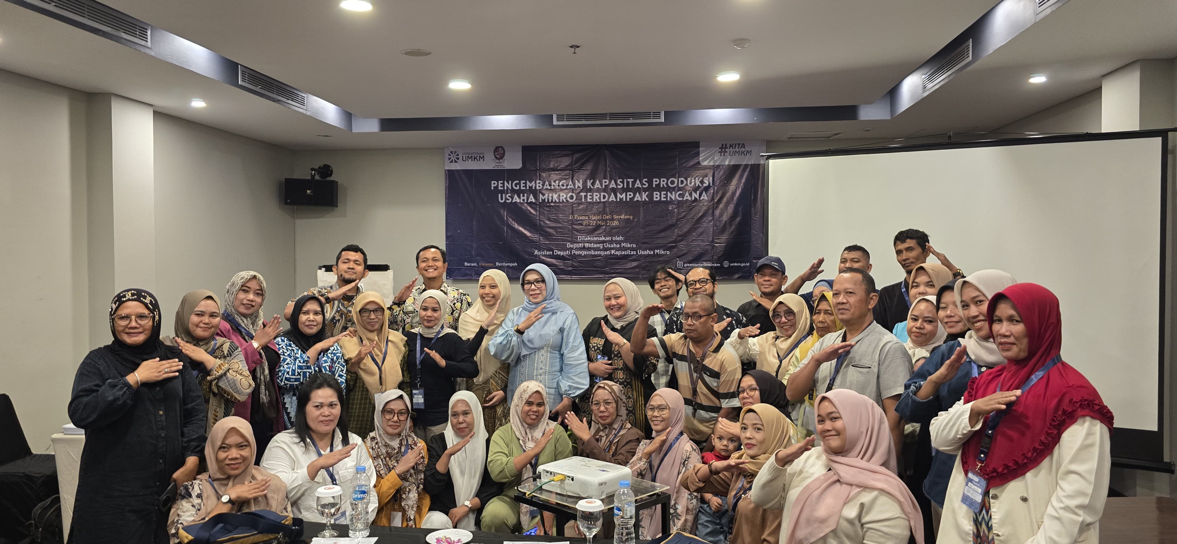 Pengembangan dan Penguatan Kapasitas Produksi 30 Pelaku UMKM Afirmatif di Deli Serdang Kolaborasi Kementerian UMKM dan Tumbu